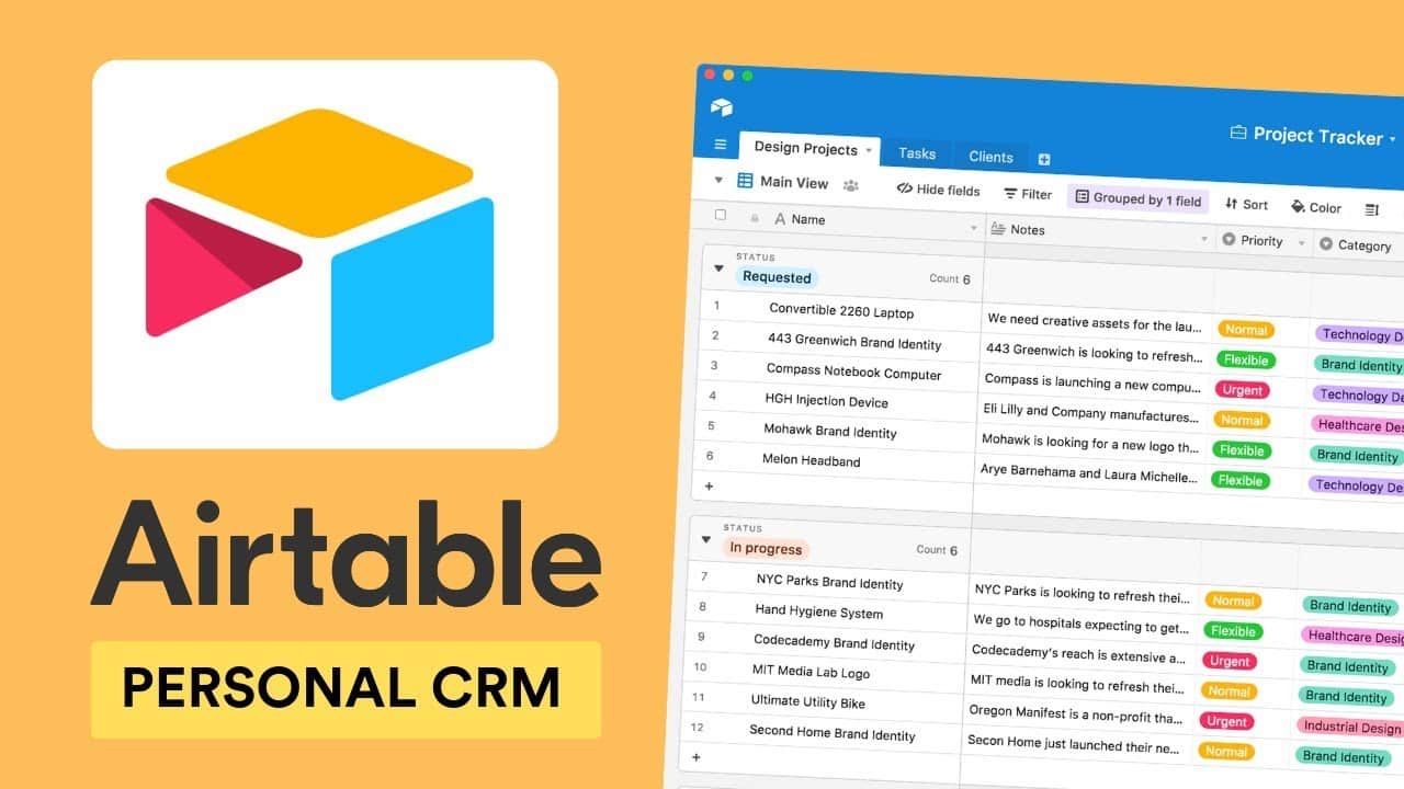 airtable personal crm review